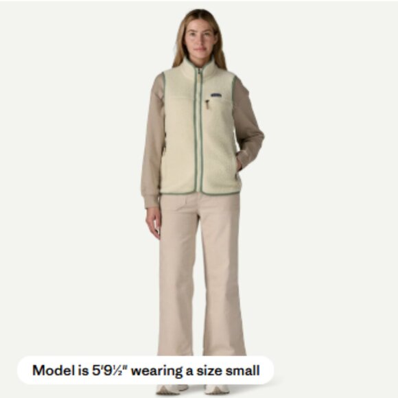 PATAGONIA W's Retro Pile Fleece Vest Size S - NWT - Picture 5 of 6